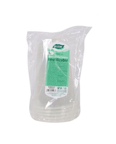 SET 25 VASOS REUTILIZABLES 1000CC ALGON