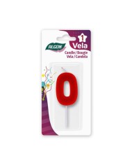 VELA ROJA NUMERO 0 ALGON