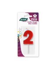 VELA ROJA NUMERO 2 ALGON