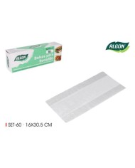 PACK 60 BOLSAS BOCADILLOS 16X30CM ALGON