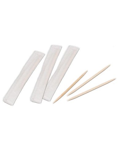 CAJA 1000 PALILLOS INDIVIDUALES REDONDOS BIODEGRADABLE ALGON