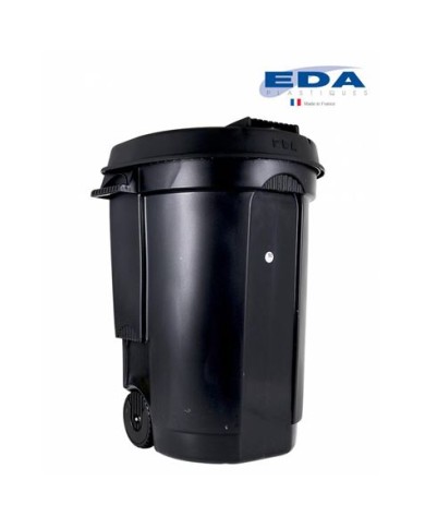 CUBO DE BASURA CON RUEDAS DE 110 LITROS EDA