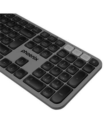TECLADO PHOENIX K300 MULTIDISPOSITIVO WIRELESS BLACK TECLADO PHOENIX K300 MULTIDISPOSITIVO WIRELESS BLACK