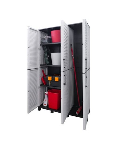 ARMARIO ALTO ANCHO CON ESTANTES Y PATAS REGULABLES ARTPLAST