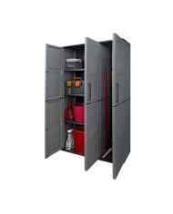 ARMARIO ALTO CON ESTANTES AJUSTABLES 1020X370X1630MM ARTPLAST