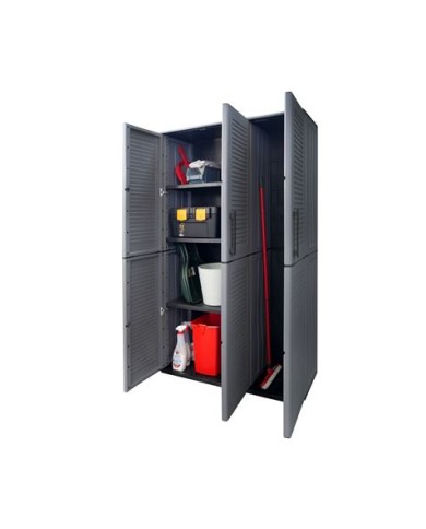 ARMARIO ALTO CON ESTANTES REGULABLES 1020X370X1630MM ARTPLAST