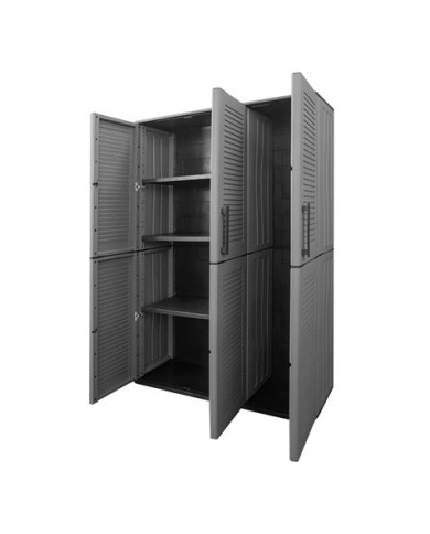 ARMARIO ALTO CON ESTANTES REGULABLES 1020X370X1630MM ARTPLAST