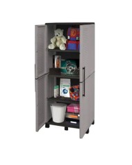 ARMARIO ALTO ESTANTES AJUSTABLES Y PATAS REGULABLES 680X370X1690MM ARTPLAST