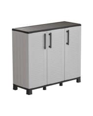 ARMARIO BAJO ANCHO CON ESTANTES Y PATAS AJUSTABLES 1020X370X900MM ARTPLAST