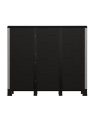 ARMARIO BAJO ANCHO CON ESTANTES Y PATAS AJUSTABLES 1020X370X900MM ARTPLAST