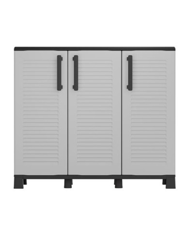 ARMARIO BAJO ANCHO CON ESTANTES Y PATAS AJUSTABLES 1020X370X900MM ARTPLAST