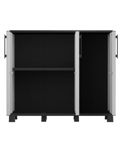 ARMARIO BAJO ANCHO CON ESTANTES Y PATAS AJUSTABLES 1020X370X900MM ARTPLAST