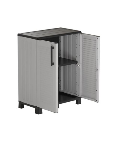 ARMARIO BAJO CON ESTANTE Y PATAS REGULABLES 680X370X900MM ARTPLAST