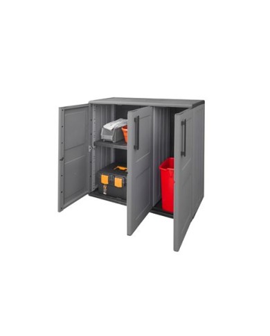 ARMARIO BAJO DE MEDIA ALTURA ESTANTES AJUSTABLES 1020X370X840MM ARTPLAST