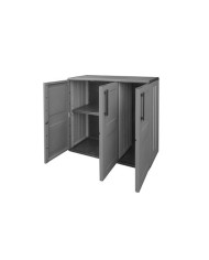 ARMARIO BAJO DE MEDIA ALTURA ESTANTES AJUSTABLES 1020X370X840MM ARTPLAST