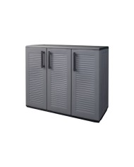 ARMARIO BAJO DE MEDIA ALTURA ESTANTES REGULABLES 1020X370X840MM ARTPLAST