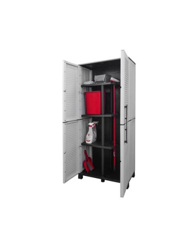 ARMARIO ESCOBERO CON PATAS REGULABLES 680X370X1690MM ARTPLAST