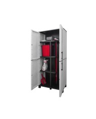 ARMARIO ESCOBERO CON PATAS REGULABLES 680X370X1690MM ARTPLAST