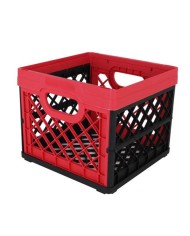 CAJA PLEGABLE 25 LITROS ROJA NEGRO TONTARELLI
