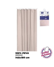 CORTINA DE BAÑO 140X180 BEIGE HBS