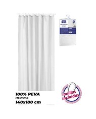CORTINA DE BAÑO 140X180 BLANCA HBS