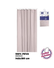 CORTINA DE BAÑO 140X180 ROSA HBS
