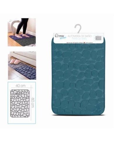 ALFOMBRA DE BAÑO 40X60CM PIEDRA AZUL URBAN LIVING