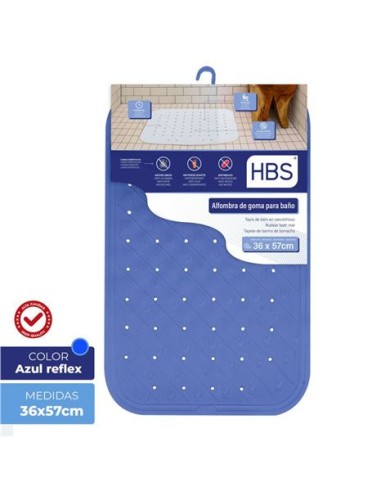 ALFOMBRA GOMA NATURAL - 450G AZUL REFLEX HBS