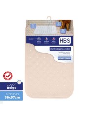 ALFOMBRA GOMA NATURAL - 450G BEIGE HBS