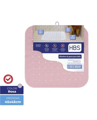 ALFOMBRA GOMA NATURAL - 450G ROSA HBS