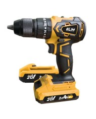 TALADRO PERCUTOR S/CARBONES 20V | 2 BATERIAS 2AH BLIM