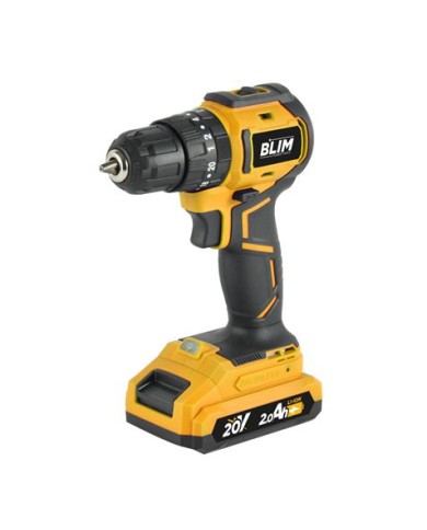 TALADRO PERCUTOR S/CARBONES 20V | BATERIA 2AH BLIM
