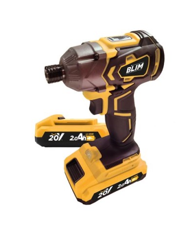 ATORNILLADOR DE IMPACTO S/CARBONES 20V | 2 BATERÍAS 2AH BLIM