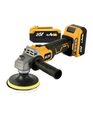 RADIAL 20V 115MM S/CARBONES + KIT PULIDO | 2 BATERIAS 4AH BLIM