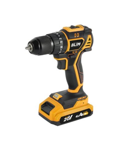 PACK 20V TALADRO + LLAVE IMPACTO + RADIAL S/CARBONES | 2 BATERIAS 4AH BLIM