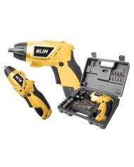 ATORNILLADOR A BATERIA 4V + MALETIN 44 PCS BLIM