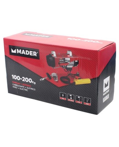 POLIPASTO / ELEVADOR ELÉCTRICO 200KG 480W MADER