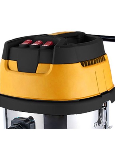 ASPIRADORA INOXIDABLE 80 LITROS 3000W TRES MOTORES BLIM