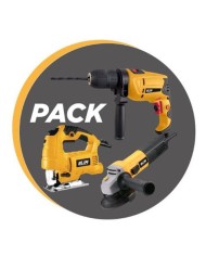 PACK TALADRO 500W + RADIAL 115-125MM 800W + CALADORA 850W BLIM