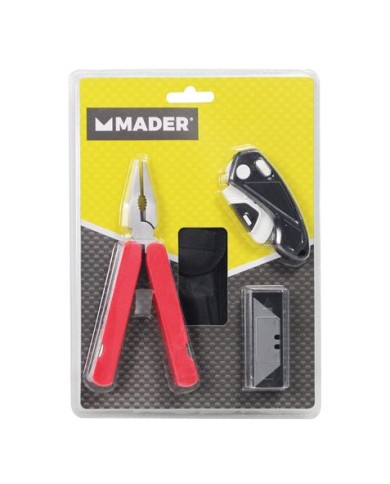 ALICATE MULTIFUNCIÓN CON CUCHILLA Y BOLSA MADER