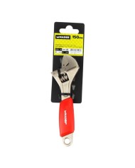 LLAVE INGLESA 6- 150MM MANGO RECUBIERTO ROJO MADER