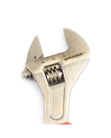 LLAVE INGLESA 8- 200MM MANGO RECUBIERTO ROJO MADER