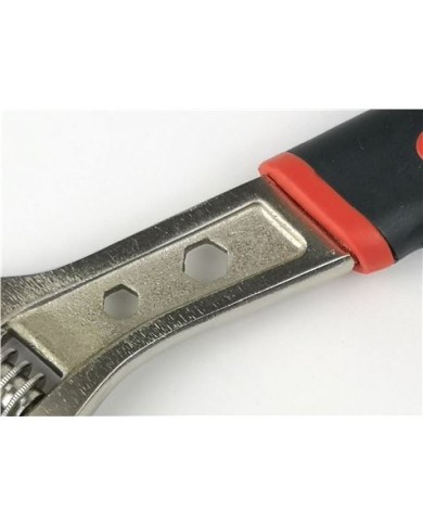 LLAVE INGLESA AJUSTABLE 12 MANGO GOMA MADER