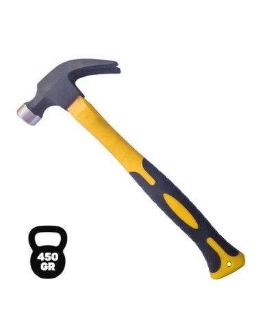 MARTILLO OREJA MANGO DE FIBRA 450GR BLIM