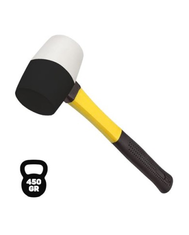 MAZO DE GOMA BICOLOR 450GR. MANGO FIBRA BLIM