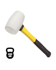 MAZO DE GOMA BLANCO 450GR. MANGO FIBRA BLIM