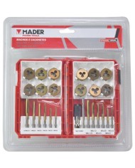 JUEGO MACHOS Y COJINETES 25PCS MADER