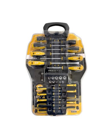 JUEGO 44 PIEZAS DESTORNILLADORES, VASOS Y PUNTAS BLIM