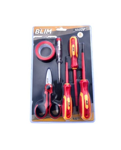 JUEGO 6 PCS HERRAMIENTAS AISLADAS 1000V. BLIM