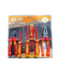 JUEGO 7 PCS HERRAMIENTAS AISLADAS 1000V. BLIM